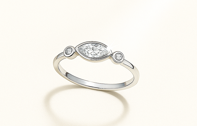 Bezel-Set Rings